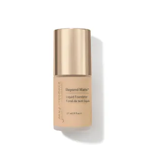 jane iredale Beyond Matte 3-in-1 Liquid Foundation Lightweight, Buildable Coverage with a Semi Matte Finish Vegan, Clean & Cruelty-Free Makeup