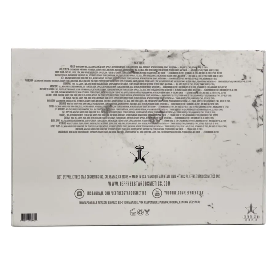 Jeffree Star Cosmetics Eyeshadow Palette - Cremated