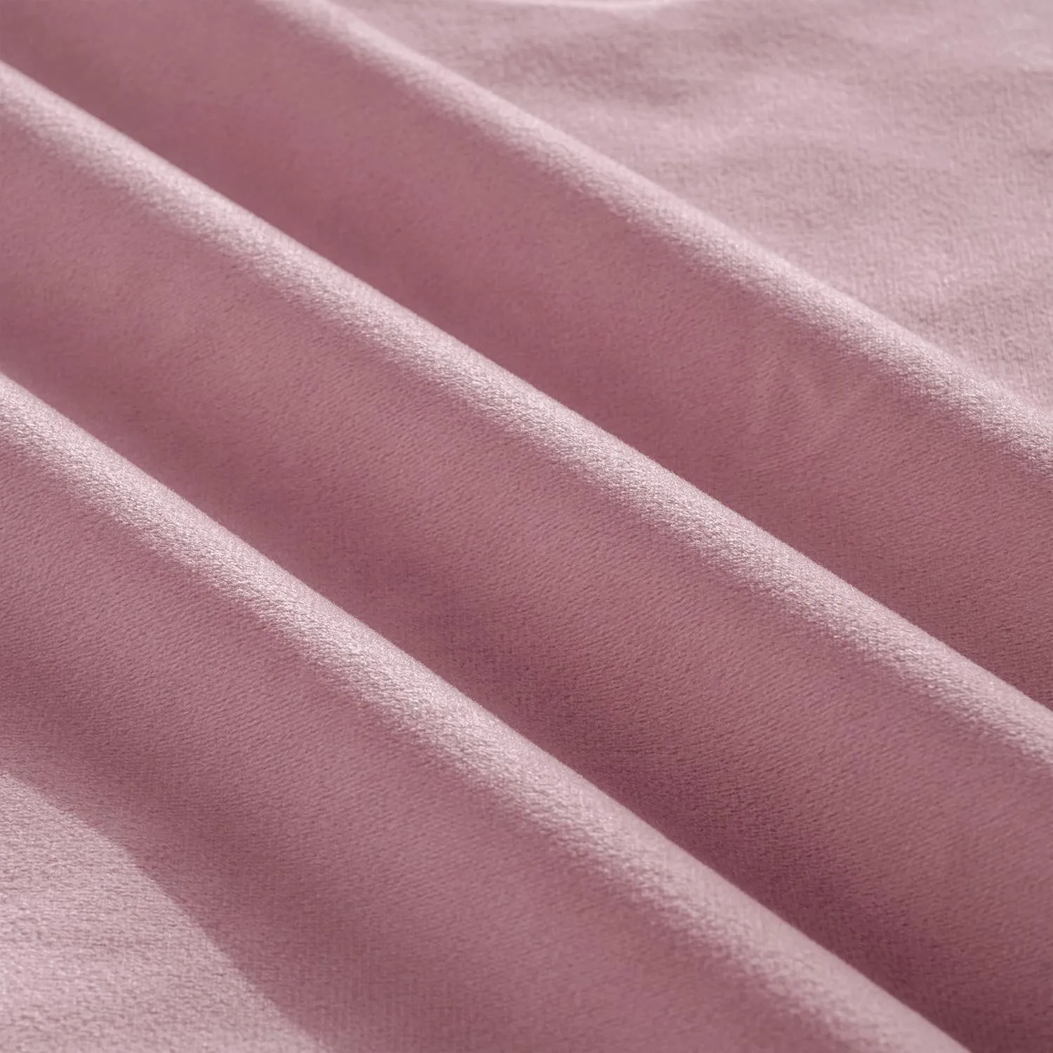 JELLYMONI Velvet Throw Pillow Covers Set of 4, 16 x 16 Inch Blush Pink Decorative Cushion Covers, Soft Square Pillowcases for Sofa, Couch, Bed – No Insert Included