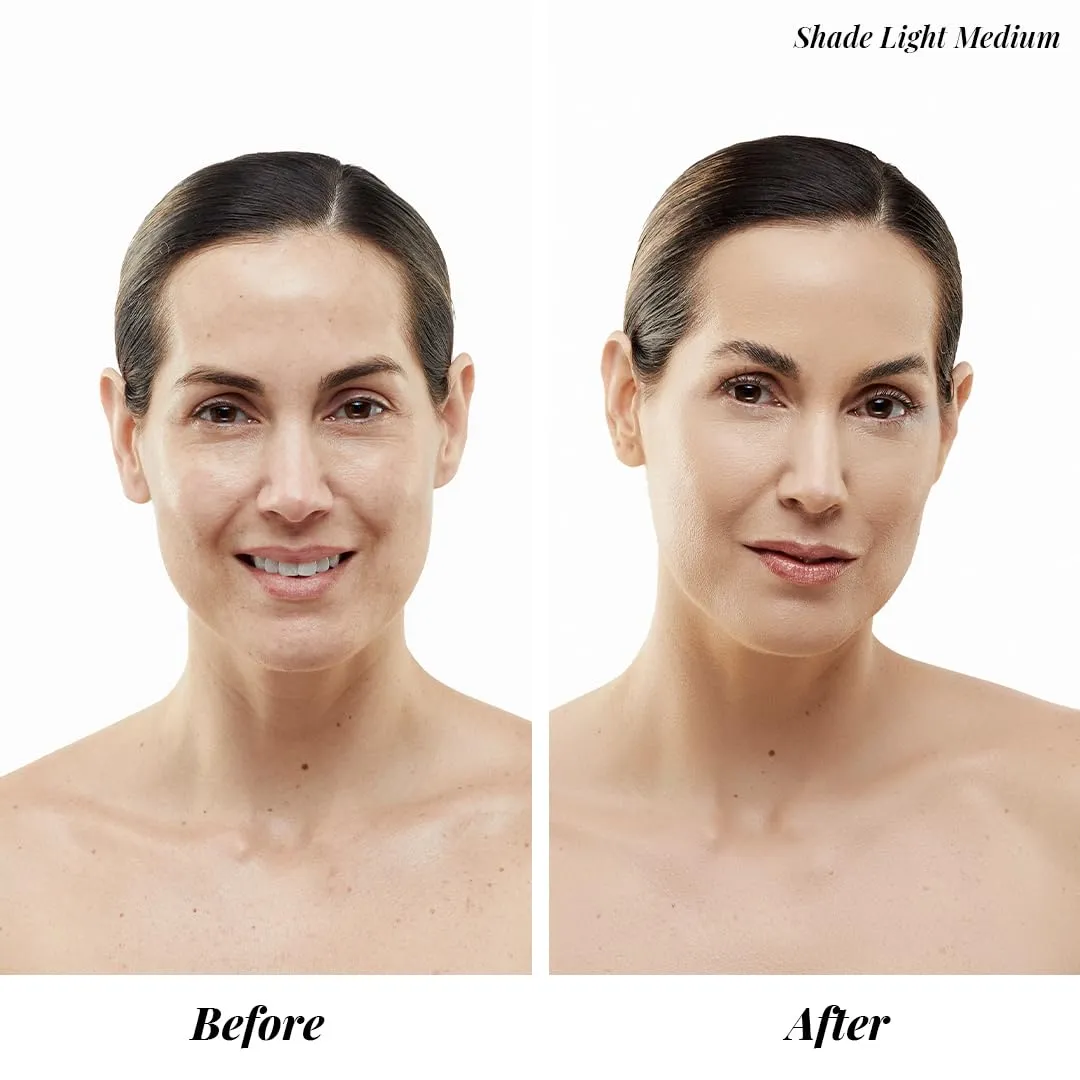 Jerome Alexander MagicMinerals AirBrush Foundation, Spray Makeup with Skincare Active Ingredients, Ultra-Light, Buildable, Full Coverage Formula (Bright Medium)