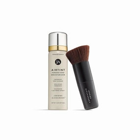 Jerome Alexander MagicMinerals AirTint Tinted Moisturizer AirBrush Spray Light | Tinted Moisturizer Spray with Anti-Aging Ingredients | Bright Medium |2PC