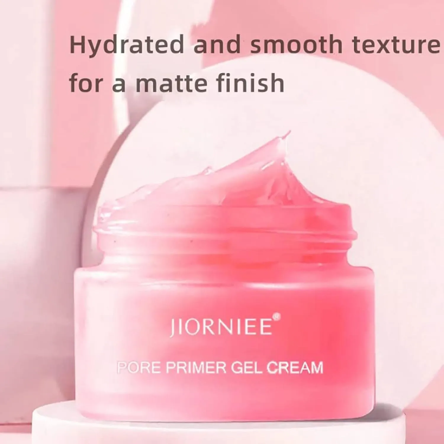 Jiorniee Pore Primer Gel Cream, Pore Base Gel Cream, Invisible Pore Face Primer, Pore Filling Gel Cream, Make-Up Base Gel Cream Invisible Pore, Suitable for All Skin Tones (1pc)