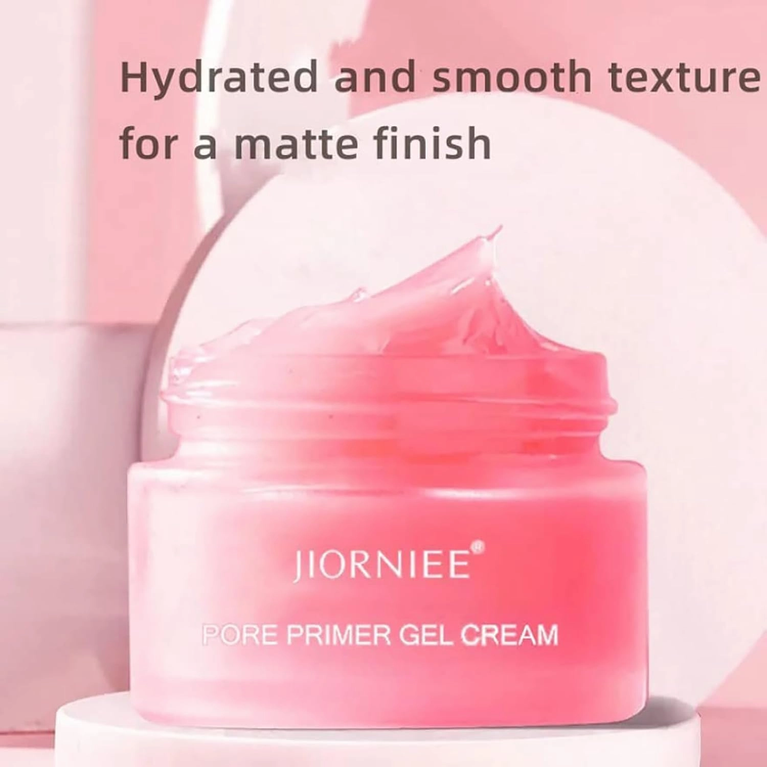 Jiorniee Pore Primer Gel Cream, Pore Base Gel Cream, Invisible Pore Face Primer, Pore Filling Gel Cream, Make-Up Base Gel Cream Invisible Pore, Suitable for All Skin Tones (2pcs)