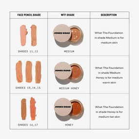 Jones Road What The Foundation - Honey   Complimentary Premium Korean BlueBerry Sheet Masque