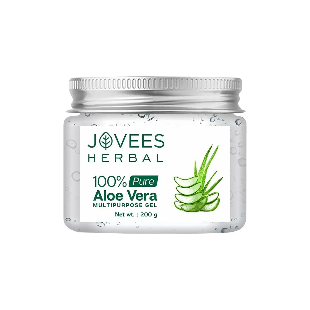 Jovees Herbal 100% Pure Aloe Vera Gel for Face, Hair (200gm)