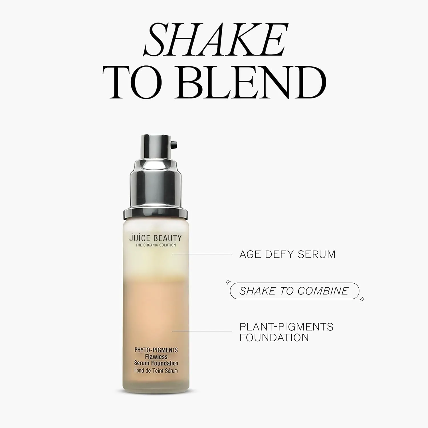 Juice Beauty Phyto-Pigments Flawless Serum Foundation - 29 Deep - 30 mL - Medium-to-Full, Long-Lasting Coverage - Reduces Look of Wrinkles   Pores - Vegan, Cruelty Free