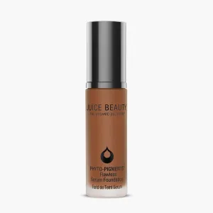 Juice Beauty Phyto-Pigments Flawless Serum Foundation - 29 Deep - 30 mL - Medium-to-Full, Long-Lasting Coverage - Reduces Look of Wrinkles   Pores - Vegan, Cruelty Free