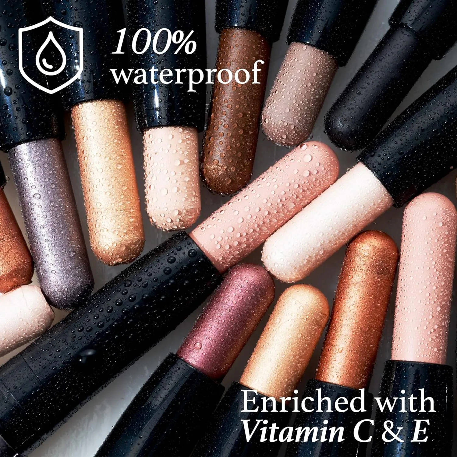 Julep Eyeshadow 101 Crème-to-Powder Waterproof Eyeshadow Stick – Mocha Matte – Long-Lasting, Crease-Proof, Rich Brown Matte Eyeshadow with Built-in Smudger