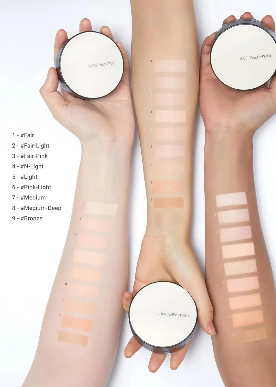 [JUNGSAEMMOOL OFFICIAL] Essential Skin Nuder Cushion (Fair Light) | Refill not Included | Natural Finish | Buildable Coverage | Makeup Artist Brand | Cream Foundation