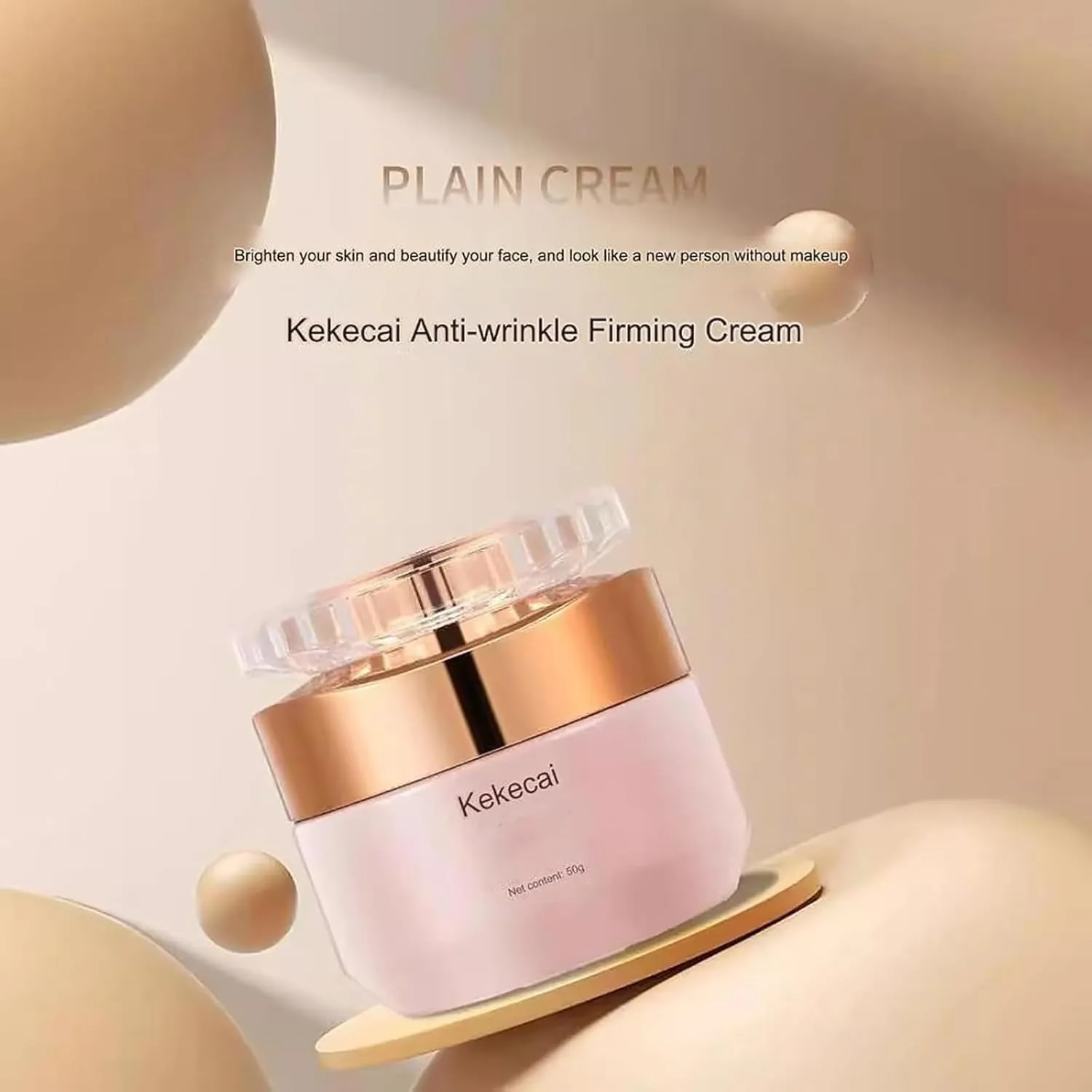 Kekecai Anti Wrinkle and Firming Foundation, 𝐍𝐢𝐜𝐨𝐭𝐢𝐧𝐚𝐦𝐢𝐝𝐞 Lady Plain Face Cream, Swarous Hydro-𝐖𝐡𝐢𝐭𝐞𝐧ing Cream, Makeup Cream For 𝐁𝐫𝐢𝐠𝐡𝐭𝐞𝐧ing (2pcs)