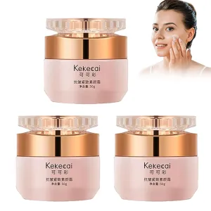 Kekecai Anti Wrinkle and Firming Foundation, Niacinamide Lady Plain Face Cream, Hydro-Whipping Cream For Brightening (3pcs)