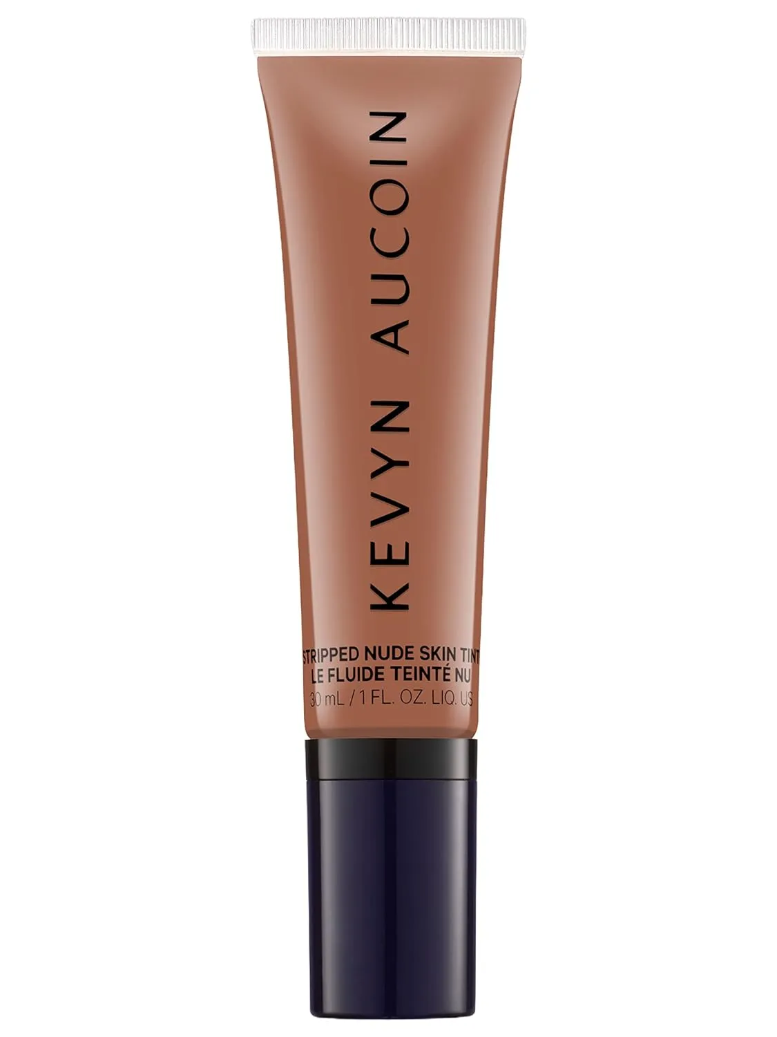 Kevyn Aucoin Stripped Nude Skin Tint: Tinted makeup foundation with blue light protection. Sheer to light coverage. Blurs imperfections for a natural even finish. Comfortable wear.