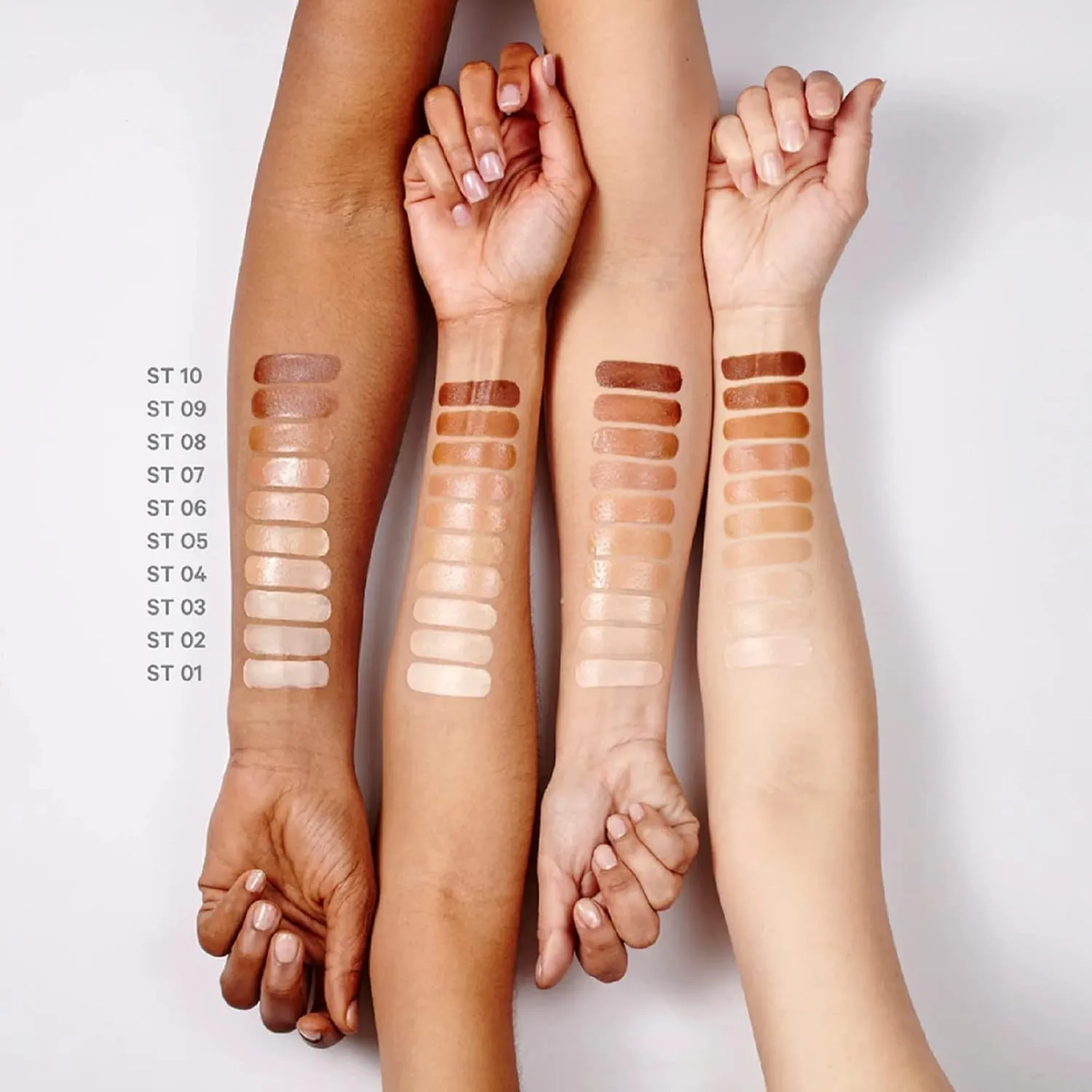 Kevyn Aucoin Stripped Nude Skin Tint: Tinted makeup foundation with blue light protection. Sheer to light coverage. Blurs imperfections for a natural even finish. Comfortable wear.