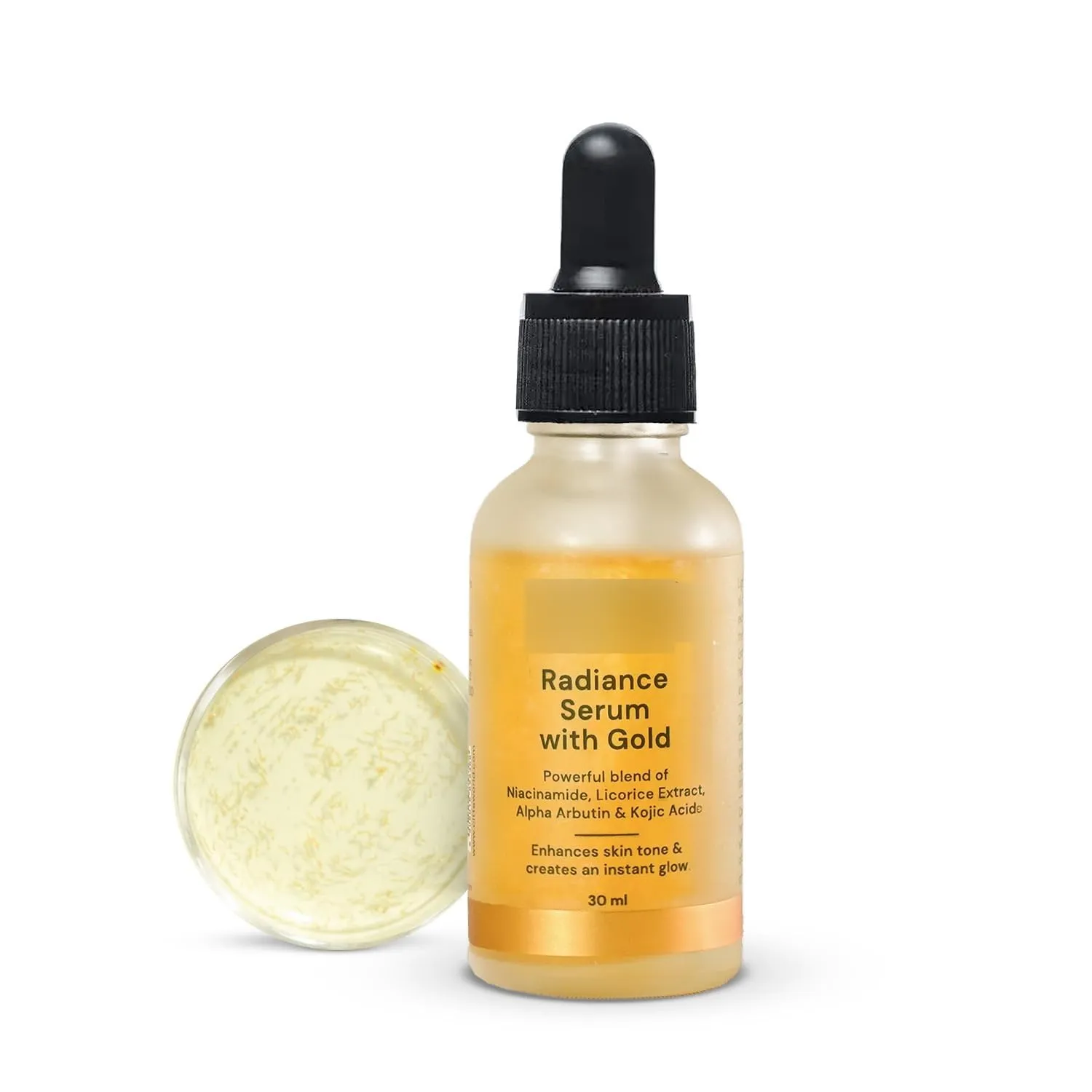 KRINAL Radiance Serum With Gold For Face Glow Before Makeup | Face Serum For Skin Brightening For Women & Men