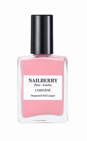 L'Oxygéné Oxygenated Nail Lacquer | Imperial Blush | Cherry Blossom Pink Opaque Polish | UV Protected Long-Wear Nail Polish | 12-Free | Vegan & Halal | Cruelty & Gluten Free | 15ml