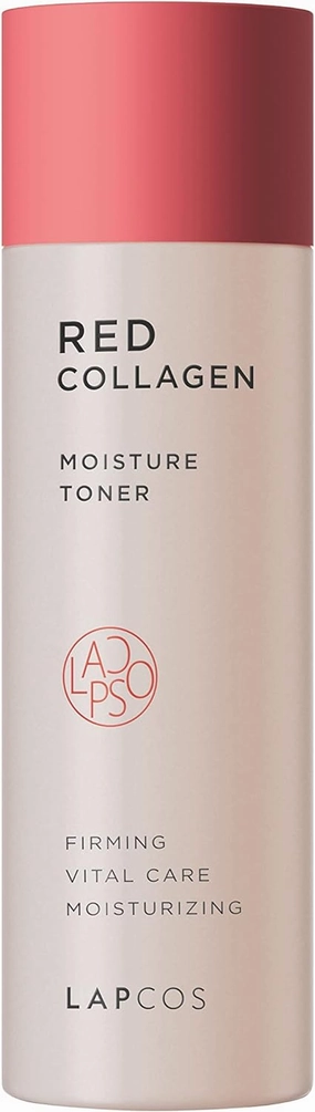 LAPCOS Red Collagen Toner (4.39 Fl Oz) New Vegan Formula Face Toner | Rebalance & Hydrate Skin with Niacinamide & Collagen