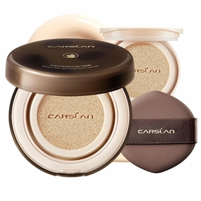 Lasting Air Cushion Cream Face Foundation Makeup, Lightweight, Medium to Full Coverage, Semi-Matte, Long-Lasting Oil Control Finish Foundation, P02 Fair For Oil Skin (Refill Included)