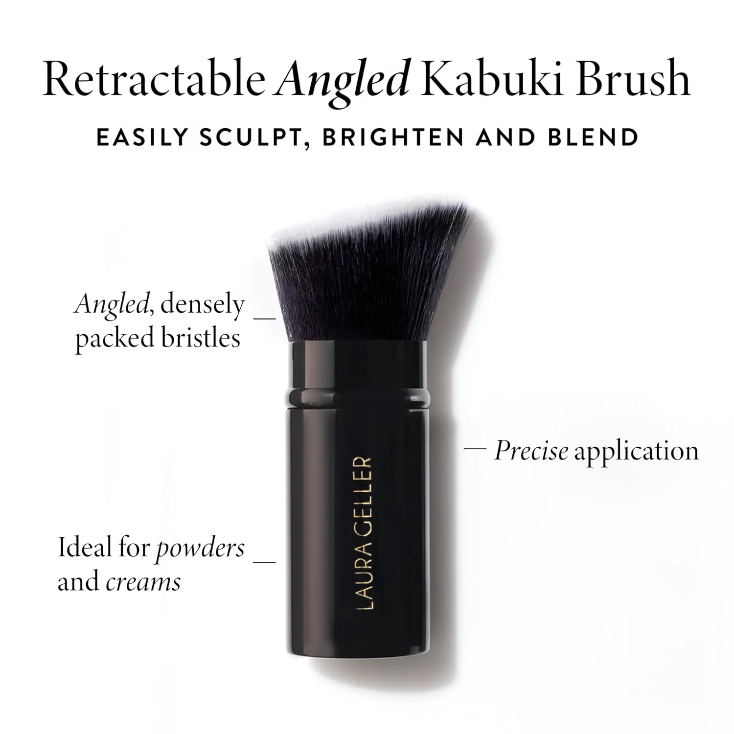 LAURA GELLER NEW YORK Baked Balance-n-Brighten Foundation with Kabuki Brush Makeup Set, Fair