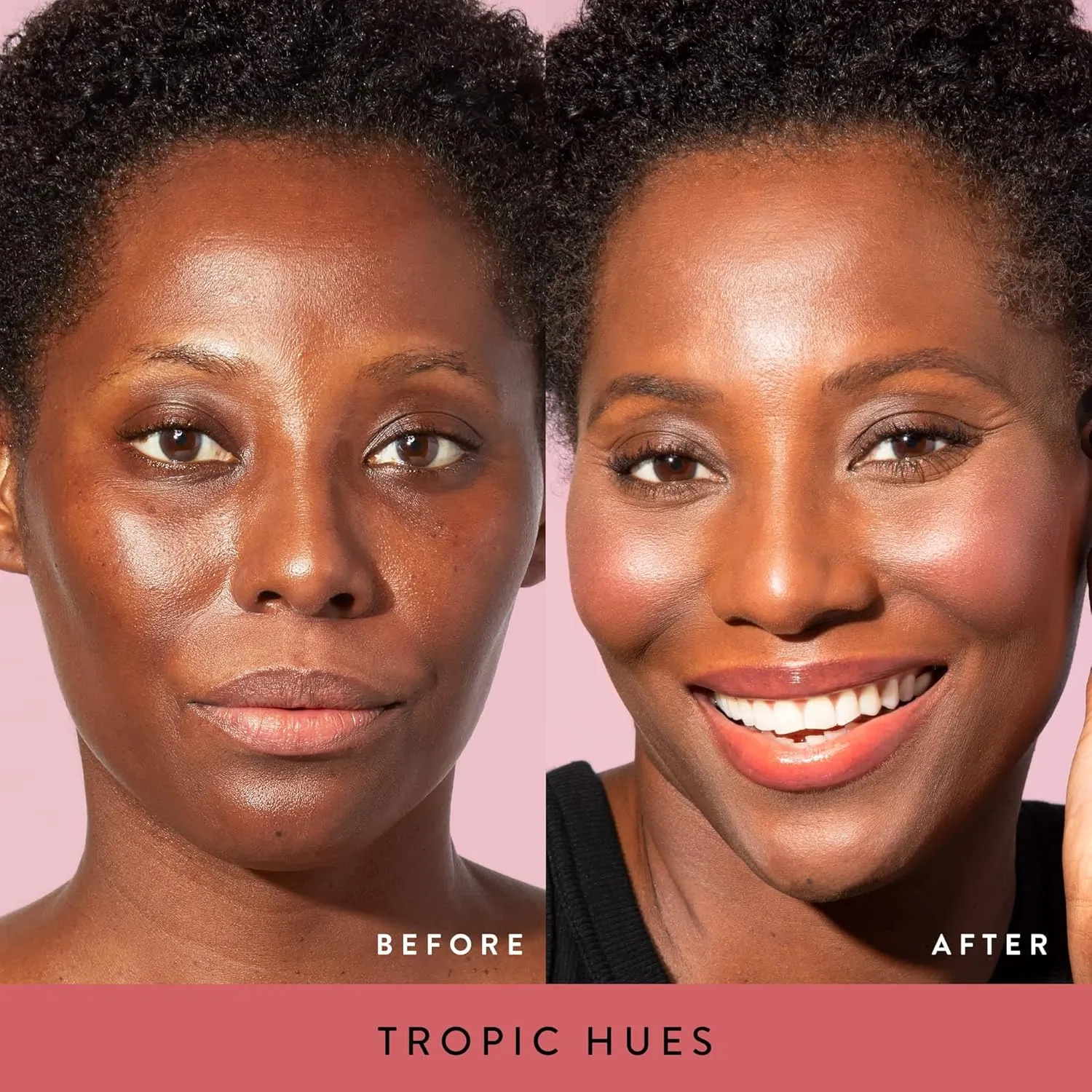 LAURA GELLER NEW YORK Baked Blush-n-Brighten Marbleized Blush for Cheeks - Tropic Hues - Satin Finish - Buildable Color