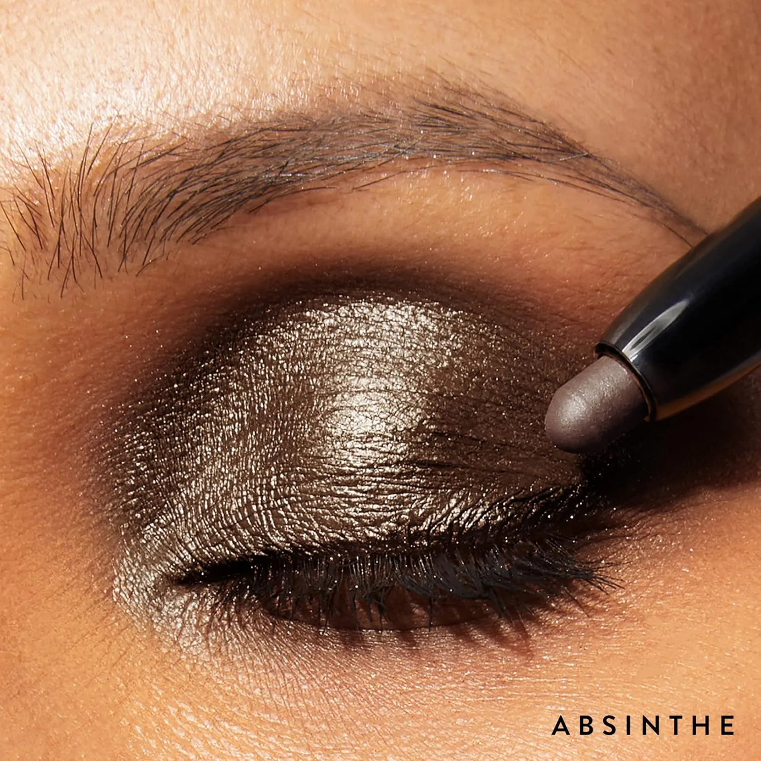 LAURA GELLER NEW YORK Make It A Double Eyeshadow - Cream Eye Shadow Stick and Matching Powder, Absinthe