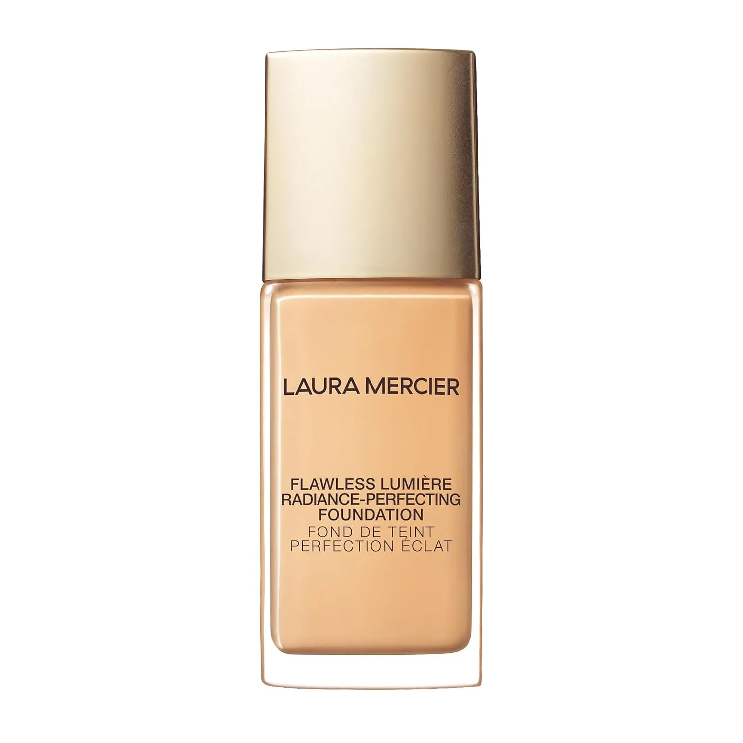 Laura Mercier Flawless Lumière Foundation, 15HR Hydration, Medium to Full Coverage, Breathable Formula, Improves the Look of Dull and Dry Skin, Luminous Finish, Non-Comedogenic, Vitamin C Infused