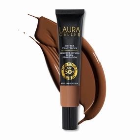 LAURA GELLER NEW YORK Better Than ‘Block Skincare-Infused Serum Foundation with Broad Spectrum SPF 50 , Deep