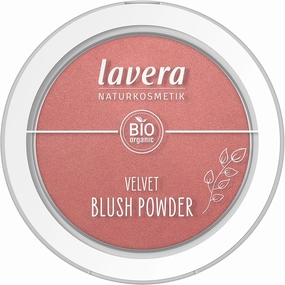 lavera Velvet Blush Powder -Pink Orchid 02- pink - almond oil & vitamin E - shimmering - velvety texture (1 x 5g)