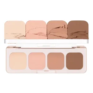 lilybyred Mood It Palette | 4-Shade Korean Eyeshadow Palette, Pre-Matched Personal Tone, Soft Blending, Buildable Coverage, Matte & Shimmer Finish, Daily Wear, Compact Size (03 Neutral It)