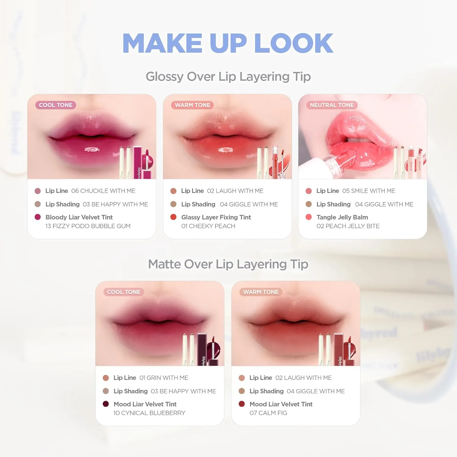 lilybyred Smiley Lip Blending Stick | Korean 3-in-1 Multi-Use Lip Liner, Smooth Creamy Texture, Long-Lasting Matte Finish, Soft Blur Effect, Precision Contour Pencil, 0.028 oz. (06 Chuckle with me)