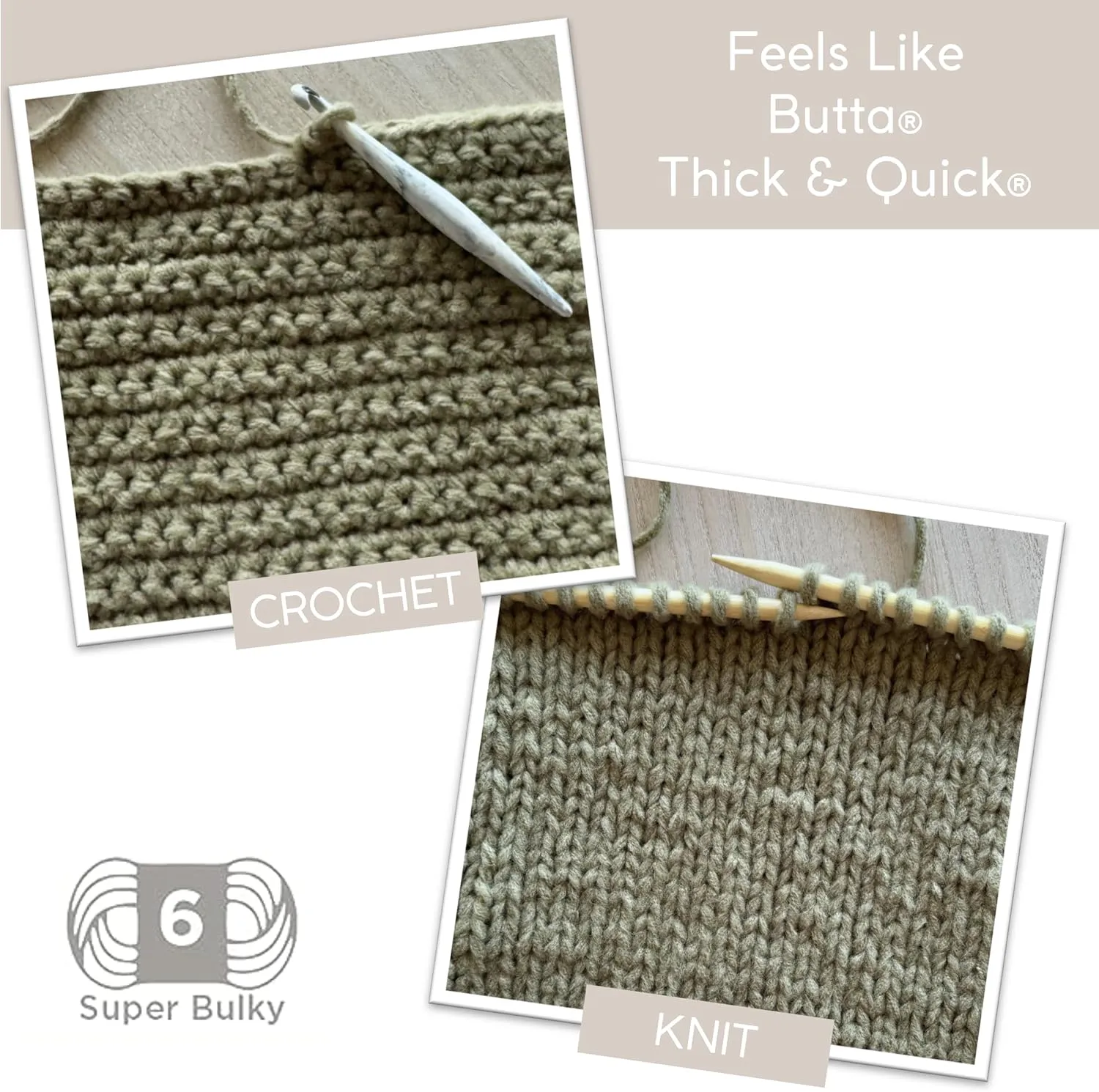 Lion Brand Yarn Feels Like Butta Thick & Quick Super Bulky Yarn for Knitting, 3 Pack, Peach Blush