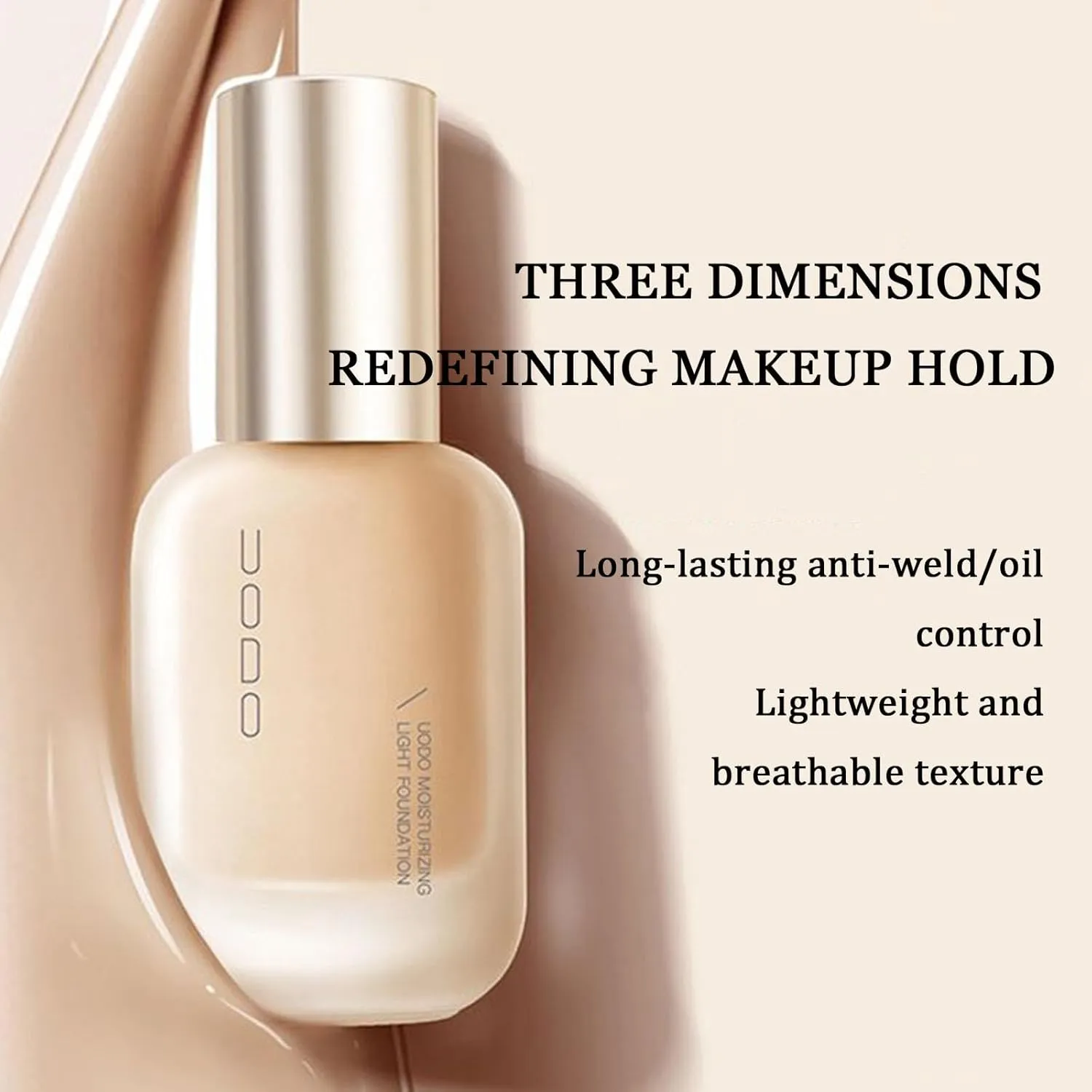 Liquid Foundation, Moisturizing Light Foundation, Matte Long-Lasting Cushion Concealer, Gauze Beauty LiquidFoundation (Matte 01 White)