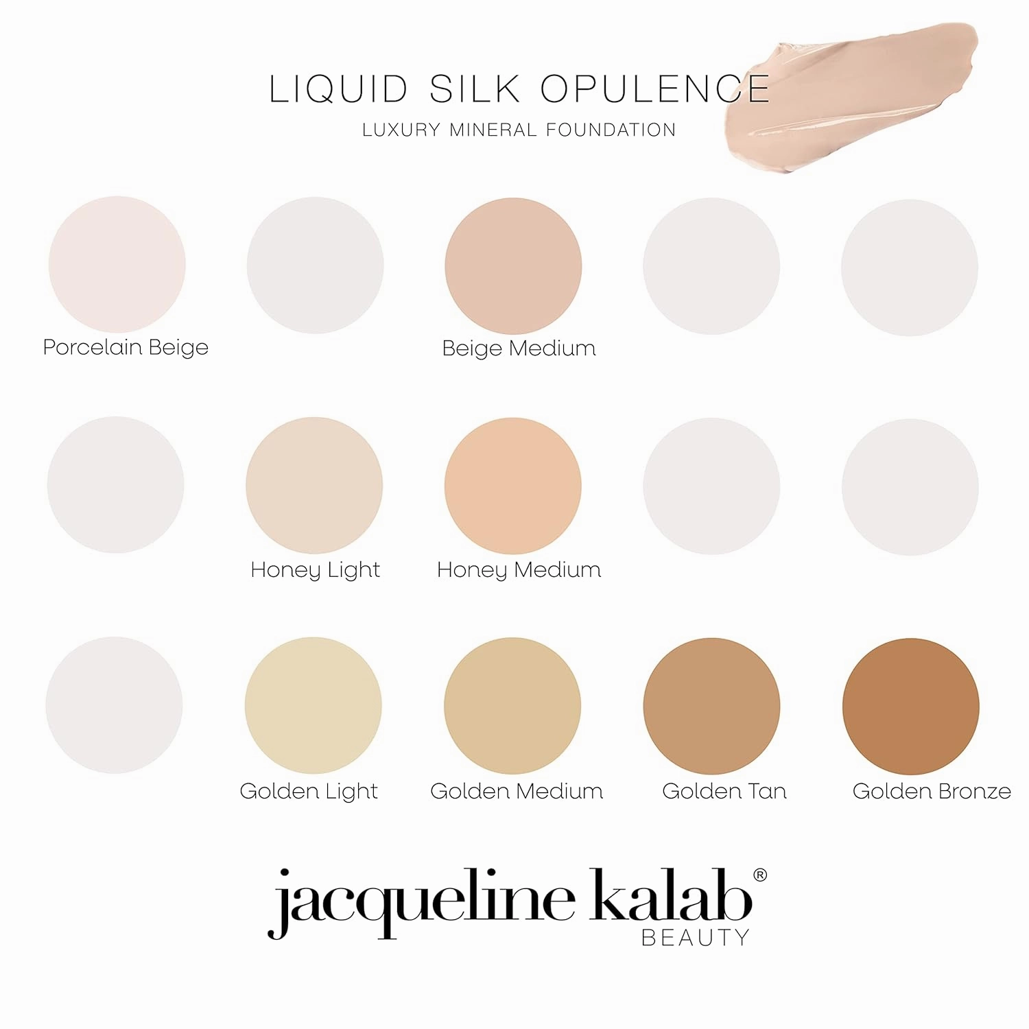 Liquid Silk Opulence Luxury Mineral Foundation GOLDEN TAN