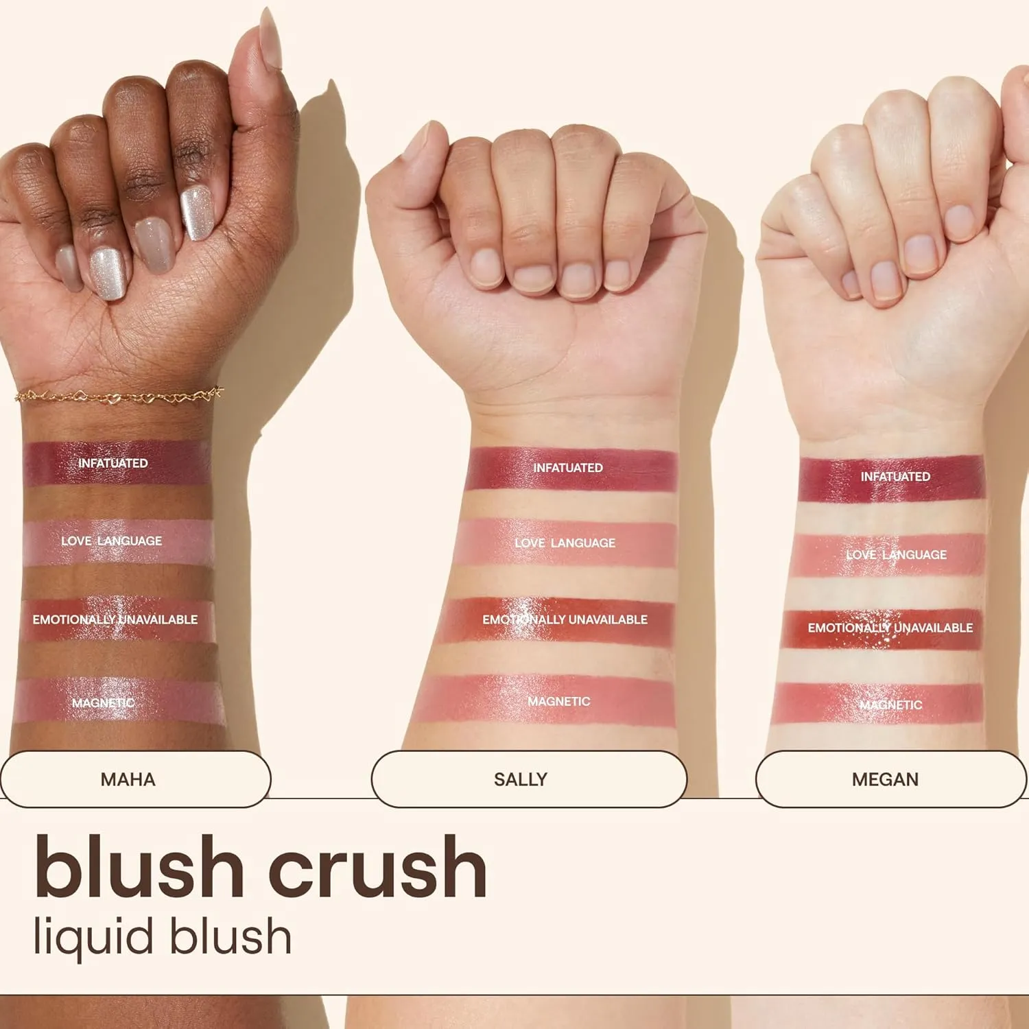 Live Tinted Blush Crush - Creamy Liquid Blush for All Skin Tones, Skincare-Powered With Peony Extract, Aai Fruit Oil, and Vitamin C Infused, Soft Pink, 1 oz