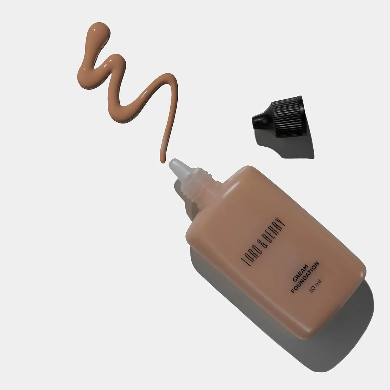 Lord & Berry CREAM FOUNDATION Fluid Foundation, Long Lasting Waterproof Coverage Foundation Enriched With Vitamin E and Argon Oil