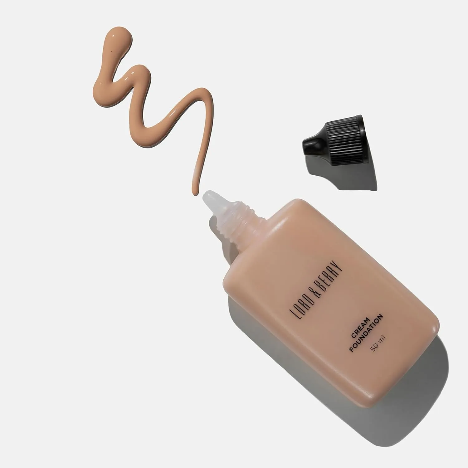 Lord & Berry CREAM FOUNDATION Fluid Foundation, Long Lasting Waterproof Coverage Foundation Enriched With Vitamin E and Argon Oil