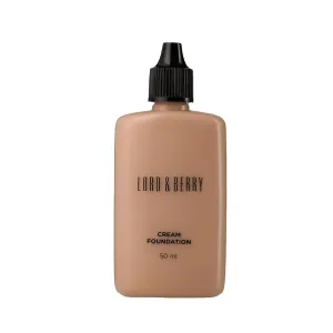 Lord & Berry CREAM FOUNDATION Fluid Foundation, Long Lasting Waterproof Coverage Foundation Enriched With Vitamin E and Argon Oil