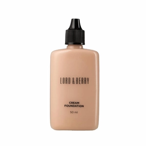 Lord & Berry CREAM FOUNDATION Fluid Foundation, Long Lasting Waterproof Coverage Foundation Enriched With Vitamin E and Argon Oil