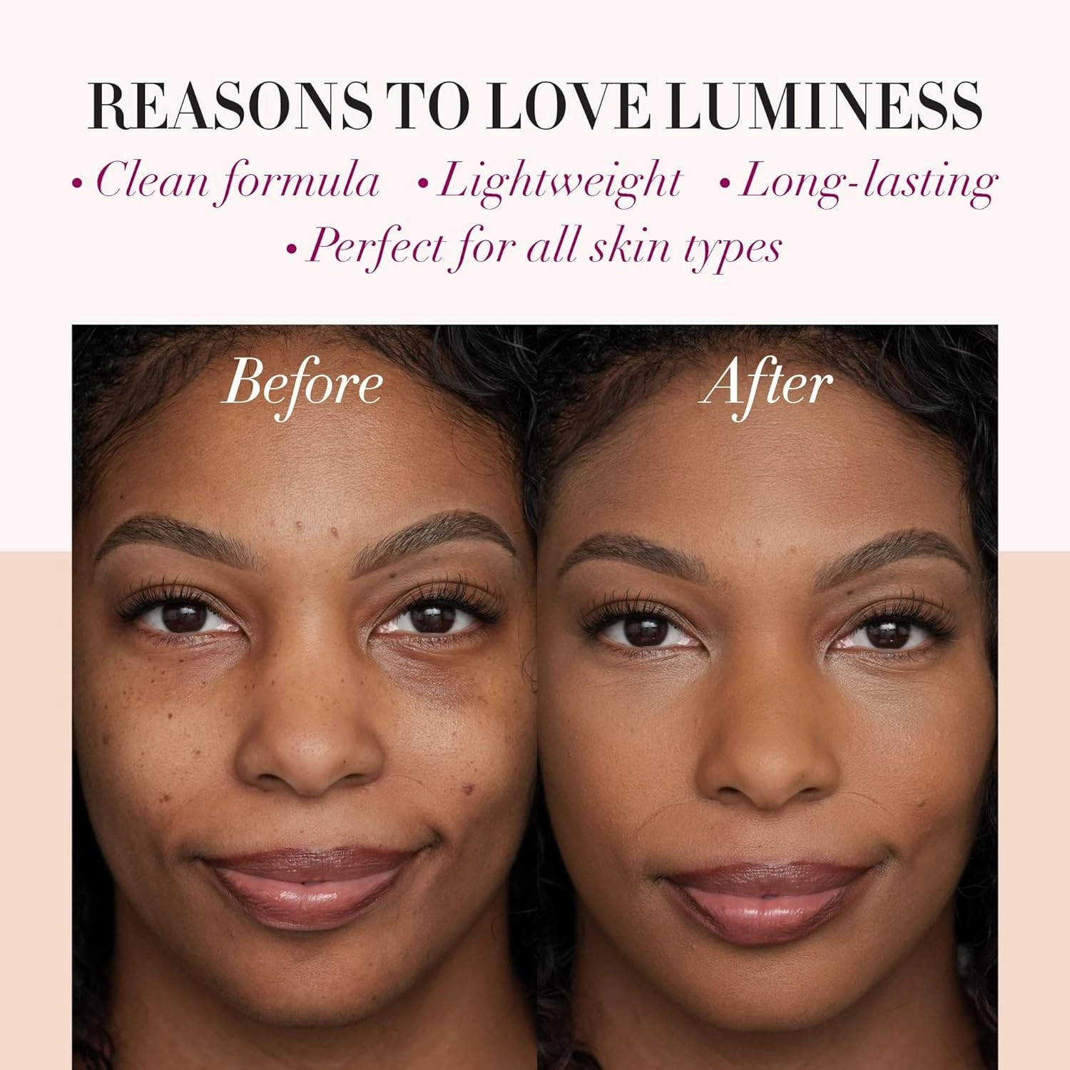 LUMINESS Silk Airbrush Spray Foundation - Full Coverage Foundation - Formula Hydrates & Moisturizes with Hyaluronic Acid, Aloe Vera & Hydrolyzed Silk (Shade - Light Deep)