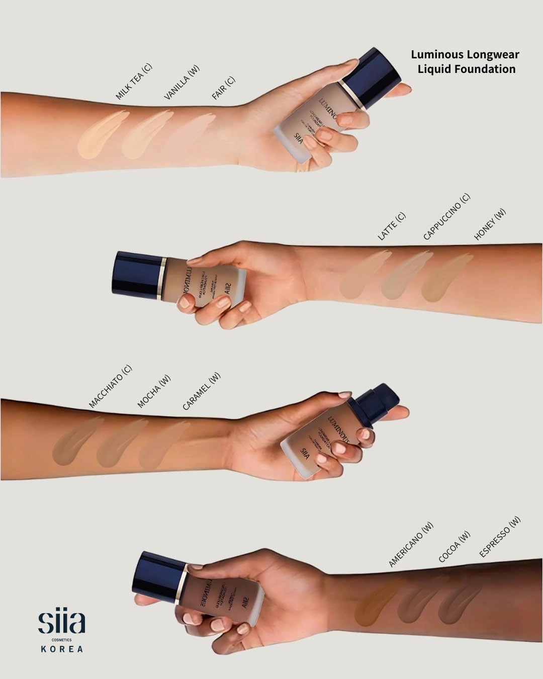 Luminous Longwear Liquid Foundation in C103 Latte