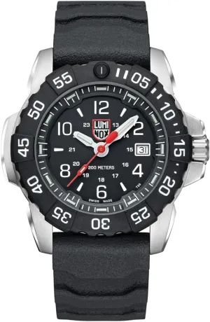 Luminox - Navy Seal RSC XS.3251.CB - Mens Watch 45mm - Military Dive Watch in Black/Silver Date Function - 200m Water Resistant - Sapphire Glass - Mens Watches - Made in Switzerland