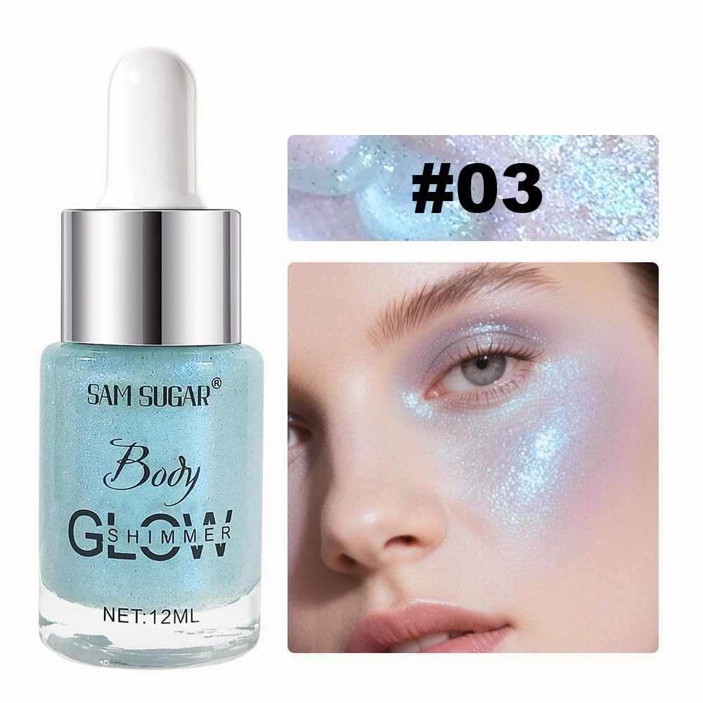 Lumière Drops - Universal Liquid Highlighter for Face & Body | Photo-Ready Glow (#03)