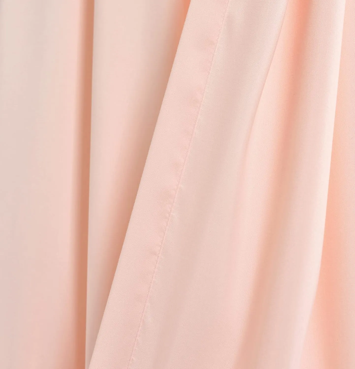 Lush Decor Allison Ruffle Curtains Window Panel Set for Living, Dining Room, Bedroom (Pair), 84 in L, Pink/Blush