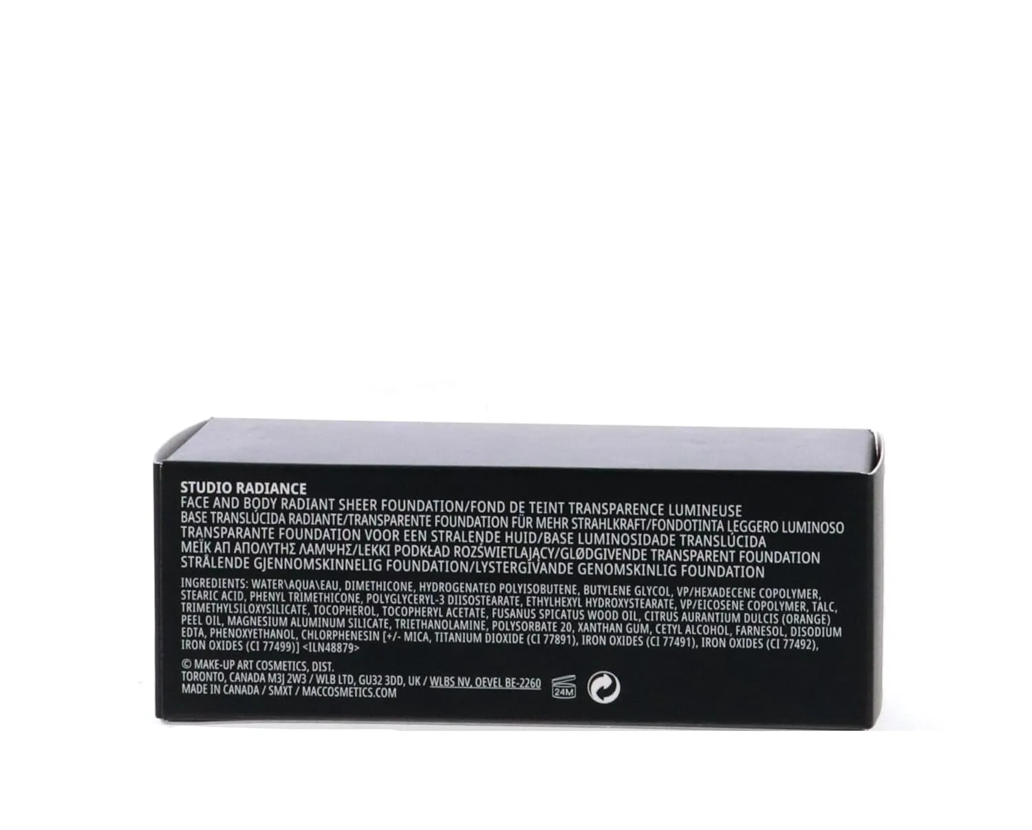 M.A.C Studio Radiance Faceand Body Radiant Sheer Foundation N3, 1.7 Ounce