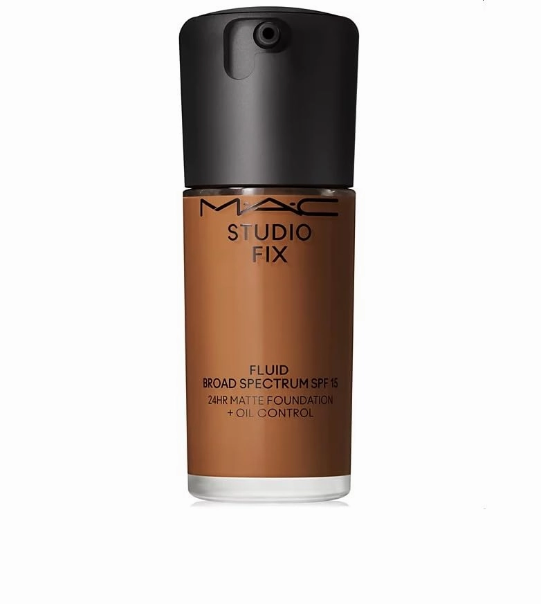 MAC Studio Fix Fluid SPF 15 24HR Matte Foundation   Oil Control, NC58, 1 Ounce