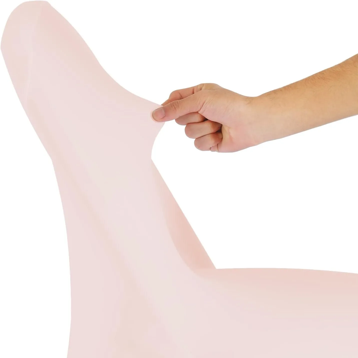 magalo 20 Pack Blush Pink Spandex Folding Waterproof Chair Cover, Stretch Chair Cover Protector for Wedding, Party, Dining Banquet and Other Special Events