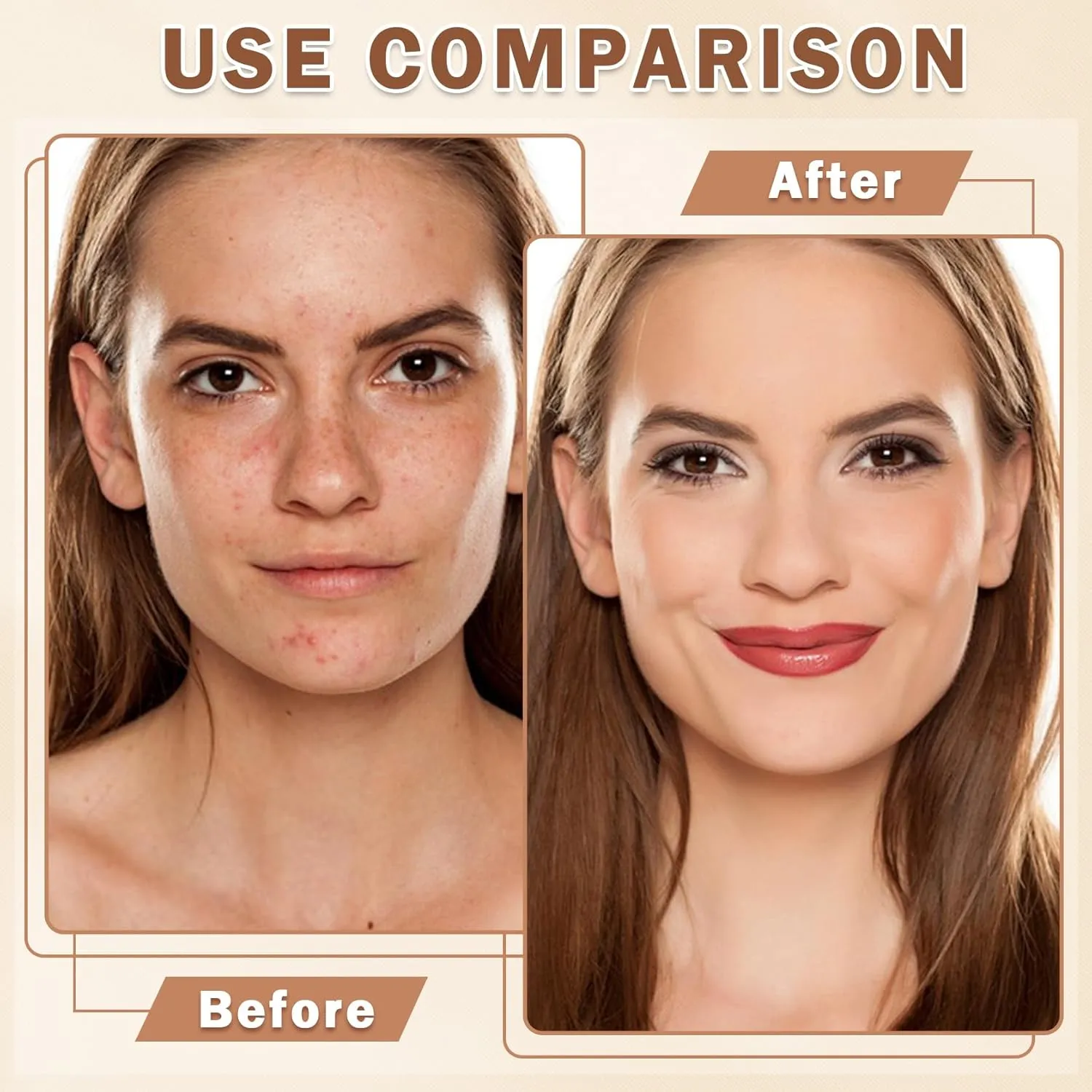 Magic Minerals Airbrush Foundation and Makeup Primer for Face,Full Coverage Foundation for Mature Skin,Moisturizing Airbrush Makeup (02 Beige)