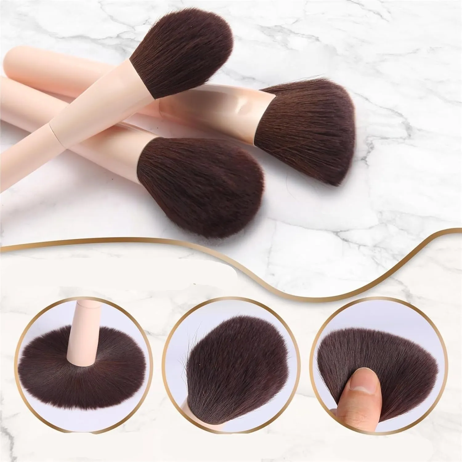 Makeup Brush Set Makeup Brushes 10pc, Makeup Brush Set Foundation Bronzer Contour Eyeshadow Blush Concealer Make Up Brushes Quality Makeup Tool(Green)