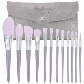 Makeup Brushes Set 12pcs Kit for Women Foundation Blush Eye Shadow Silky Touch Dense Fiber