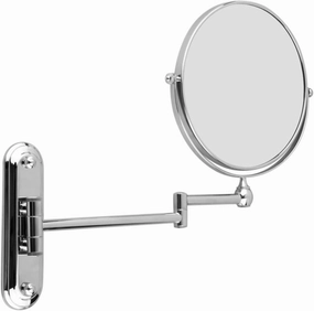 Makeup Mirror Wall Mounted Makeup Mirror Double Sided Magnification Glass Folding Cosmetic Vanity Mirror for Bathroom Hotels Home Vanity Mirror