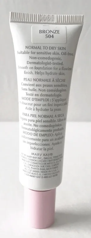 Mary Kay Full Coverage Foundation Bronze 504